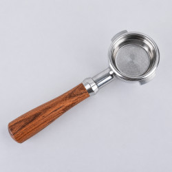 3-in-1 portafilter 4Barista 58 mm – E61 (wooden handle)