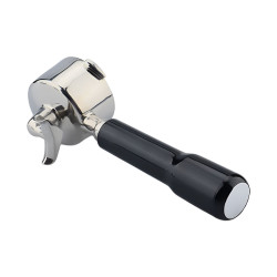 Double-spout portafilter 4Barista 51 mm – De’Longhi Dedica (black handle)