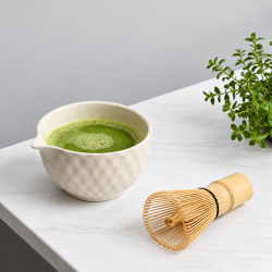 Matcha set 4Barista (white) – a ceramic set for preparing matcha tea 