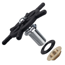 Replacement rinse nozzle for glasses (black) 4Barista