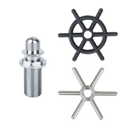 Replacement rinse nozzle for glasses (black) 4Barista