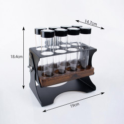 Coffee bean storage tube set 4Barista