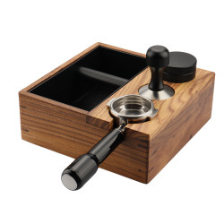 Tamper station with knock box 4Barista