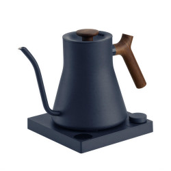 Fellow Stagg EKG PRO stone blue + walnut | Electric Kettle Gooseneck