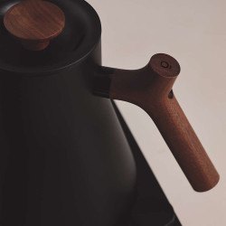 Fellow Stagg EKG PRO Smoke Black + Walnut | Electric Kettle Gooseneck