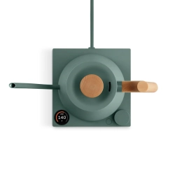 Fellow Stagg EKG PRO Smoke Green + Maple| Electric Kettle Gooseneck