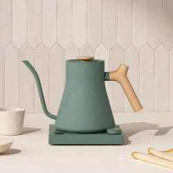 Fellow Stagg EKG PRO Smoke Green + Maple| Electric Kettle Gooseneck