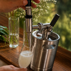 Nitro Cold Brew 2L stainless steel mini keg  4Barista