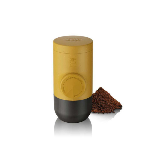 Reviews Travel coffee maker Wacaco MiniPresso GR2 (golden ochre) - ground coffee