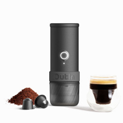 Outin Mino (Space grey) - travel coffee maker