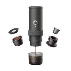 Outin Mino (Space grey) - travel coffee maker
