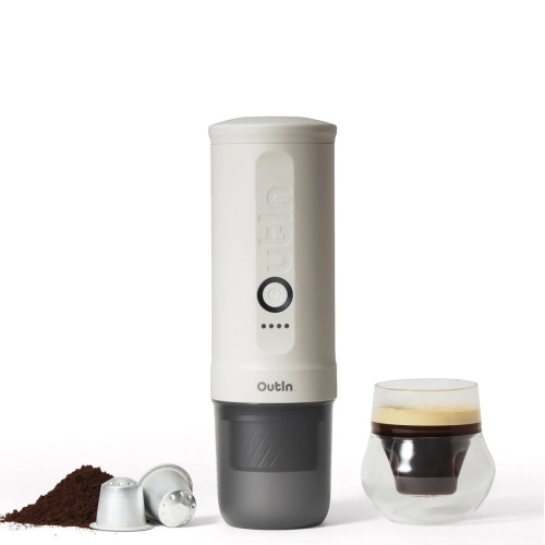 OutIn Nano 2 (Pearl white) - travel coffee maker