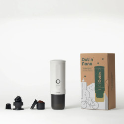 OutIn Nano 2 (Pearl white) - travel coffee maker