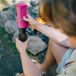 Outin Nano (Crimson Red) - travel coffee maker