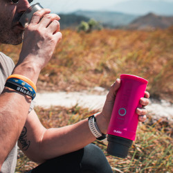 Outin Nano (Crimson Red) - travel coffee maker