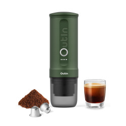 Outin Nano (Forest Green) - travel coffee maker