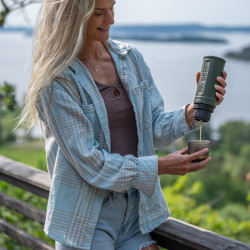 Outin Nano (Forest Green) - travel coffee maker