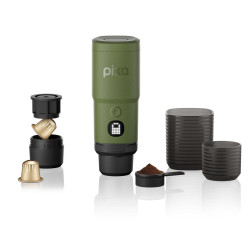 Wacaco Pixapresso (olive green) - electric portable coffee maker 