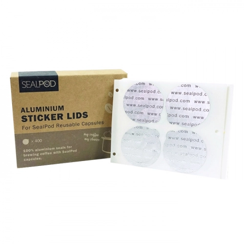 Reviews Aluminium lids Sealpod for Nespresso ® - 400 pcs