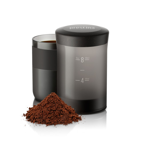 Wacaco Prestina (coal black) – a portable coffee maker