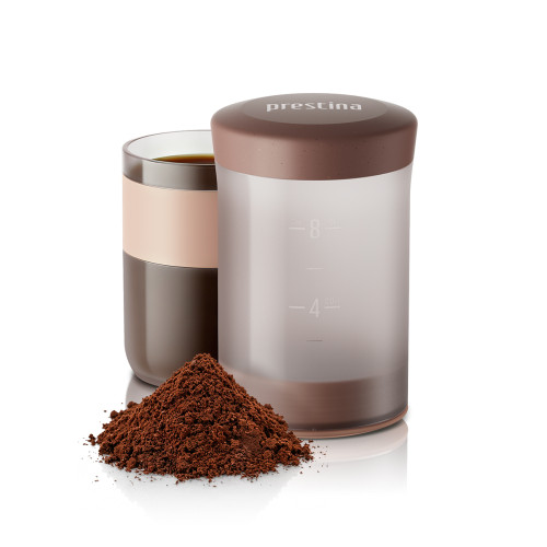 Wacaco Prestina (clay pink) – a portable coffee maker