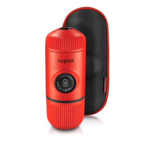Wacaco Nanopresso (lava red) + hard shell