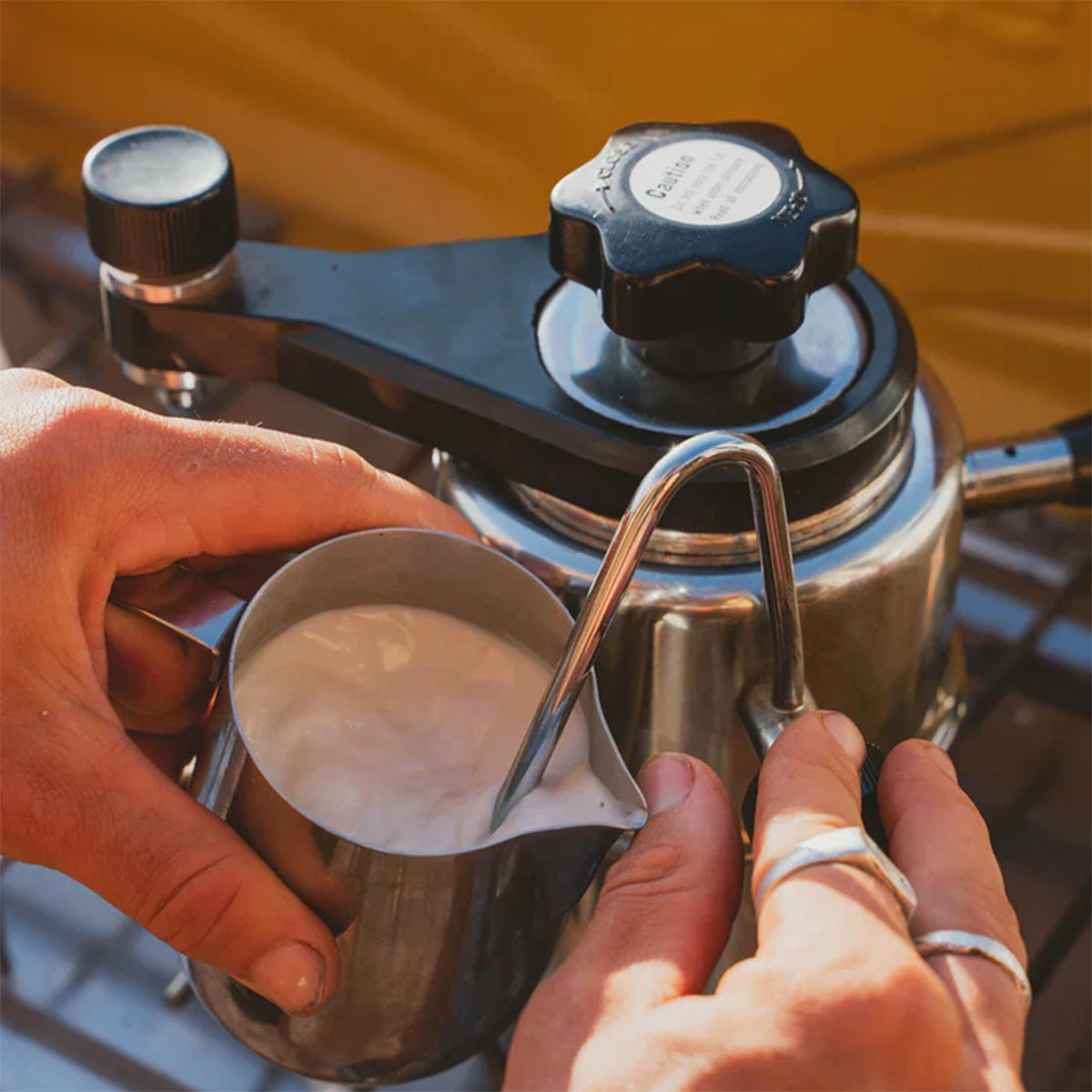 Bellman CX-25P in use while camping