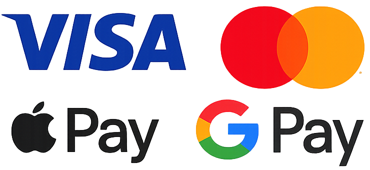Card payment (GoPay) / Apple Pay / Google Pay